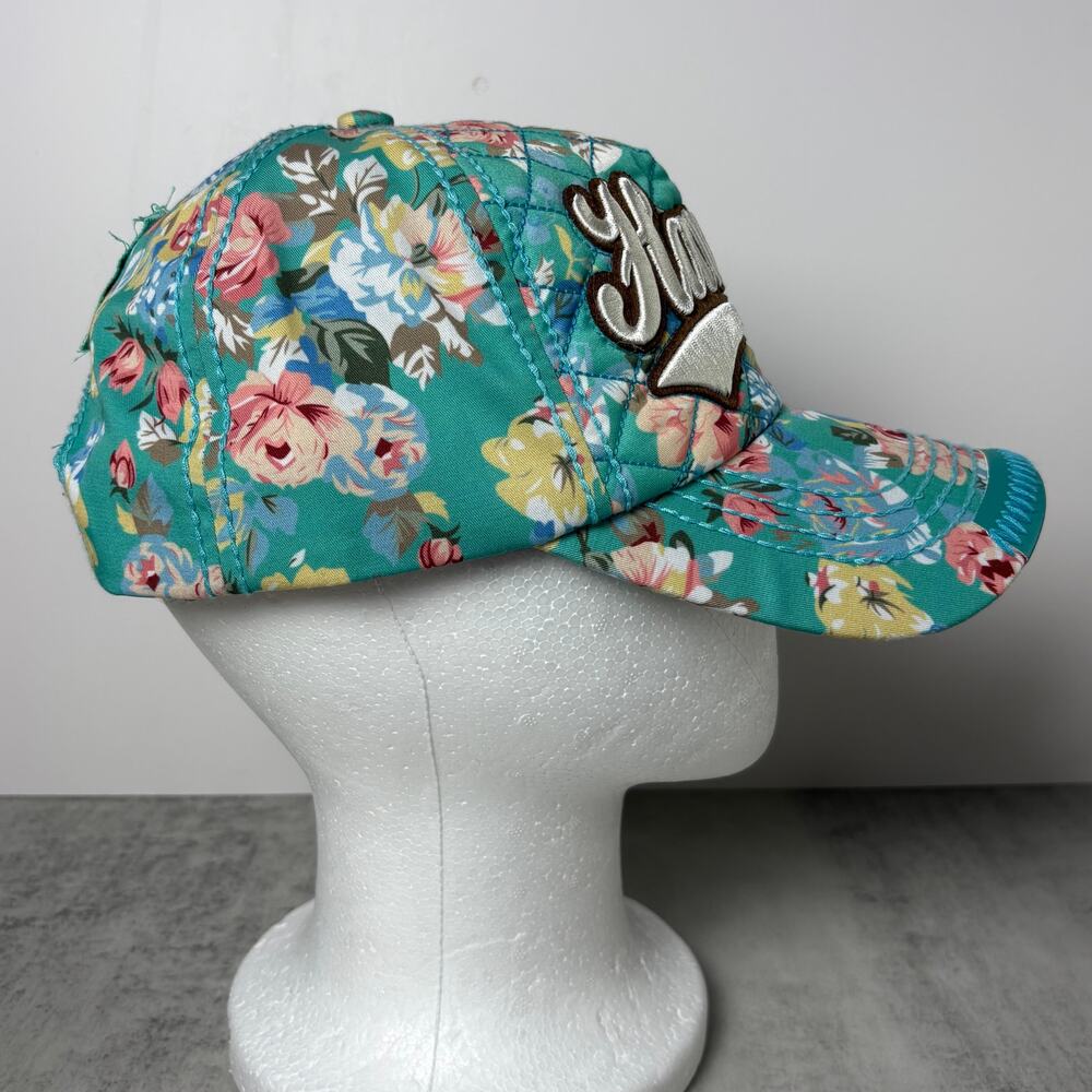 Robin Ruth Hawaii Snapback Baseball Cap Quilted Floral Design - Picture 8 of 15